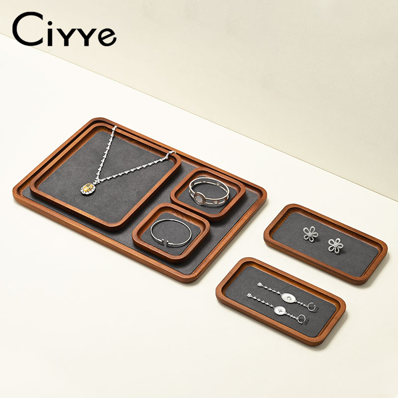 Ciyye Wooden Jewelry Display T - огляд і ціна Wood Ring Blank