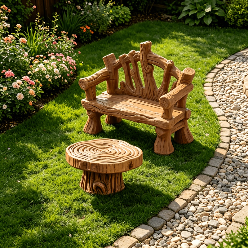 2pcs Miniature Stump Table And - огляд і ціна Crafting Resin