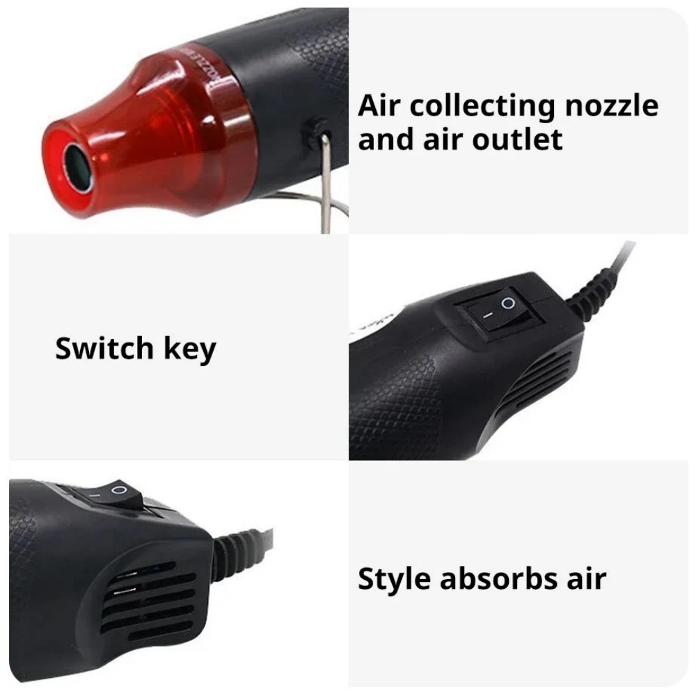 220V/110V Mini Hot Air Gun Tem - огляд і ціна Heat Gun Small