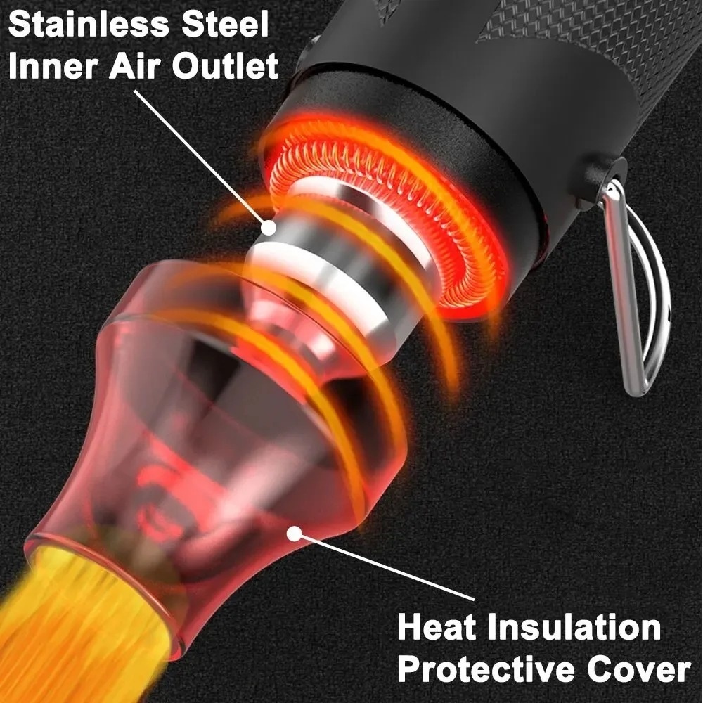 220V/110V Mini Hot Air Gun Tem - огляд і ціна Heat Gun Small