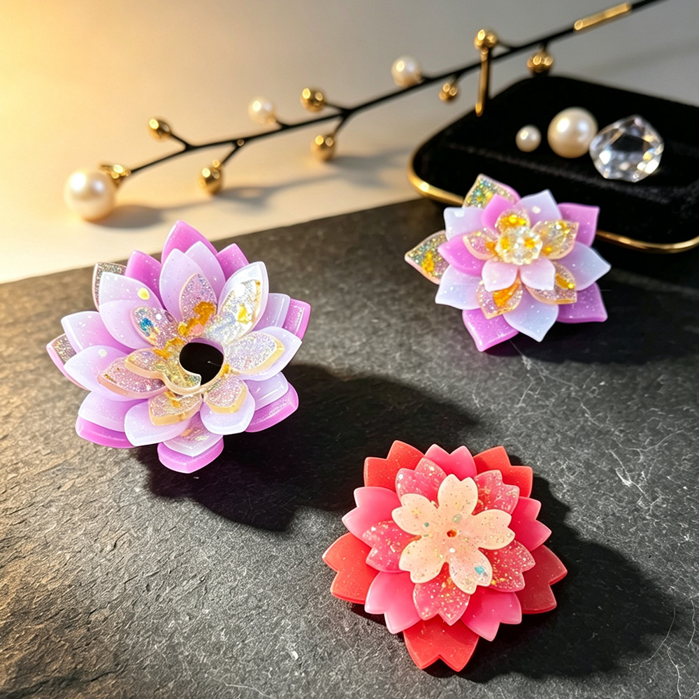 Multi-layer Flower Silicone Mo - огляд і ціна Resin Craft Ideas