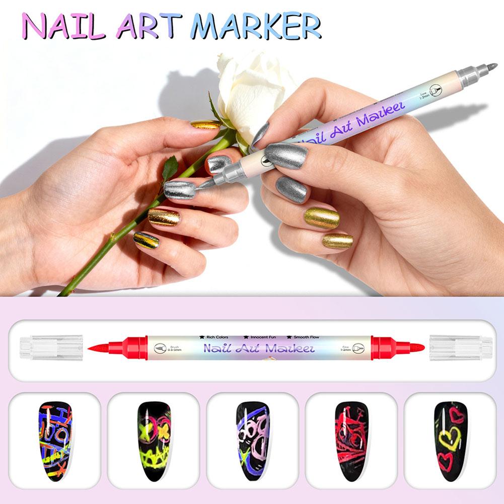 12 Colors Nail Art Marker Pens - огляд і ціна Copic Marker Sketch